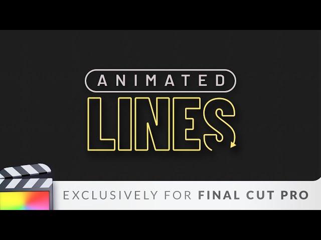 Animated Lines PLUGIN for Final Cut Pro