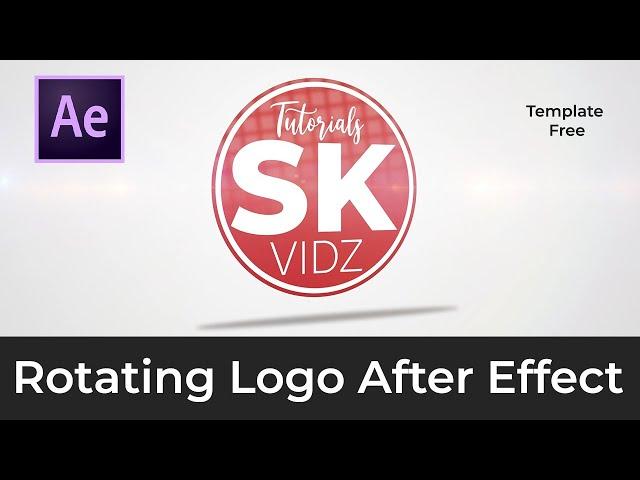 Free 3D Rotating Logo in After Effects Template