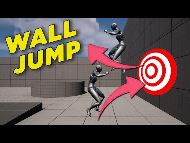 How to Make WALL JUMPING in Unreal Engine