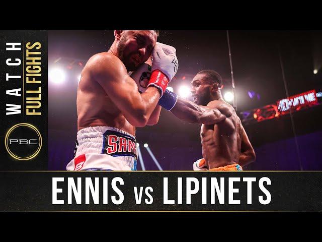 Ennis vs Lipinets FULL FIGHT: April 10, 2021 - PBC on Showtime