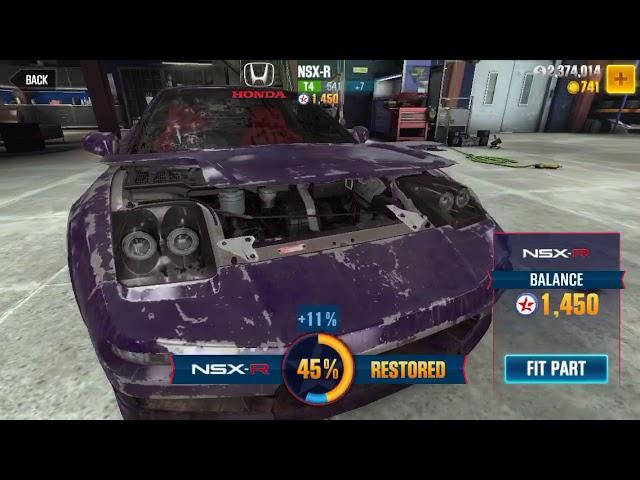 CSR2 legends nsx restoration