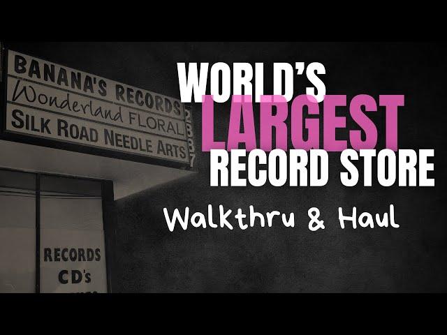 Exploring the World's Largest Record Store!