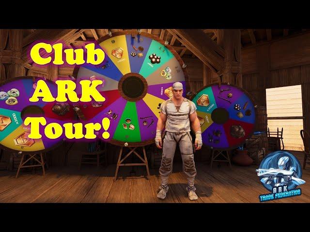 Tour of Club ARK and how to transfer items back to your base!