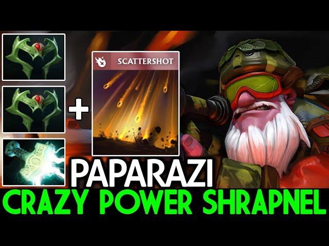 PAPARAZI [Sniper] Huskar Mid Not a Big Deal Crazy Power Shrapnel Dota 2