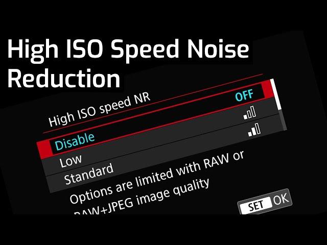 High ISO speed Noise Reduction - EOS R5 Tip 20