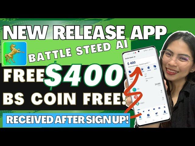 FREE $400 AIRDROP BATTLE STEED AI! | BS WALLET QUANTITATIVE TRADING AI ROBOT!