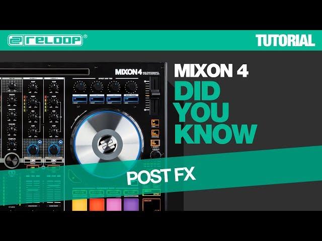 Reloop Mixon 4 DJ Controller - Quick Guide How To Trigger Effects Easily - Did You Know? (Tutorial)