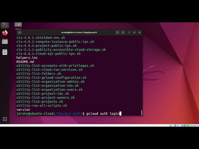 How to Use GCP Audit (Local Terminal)