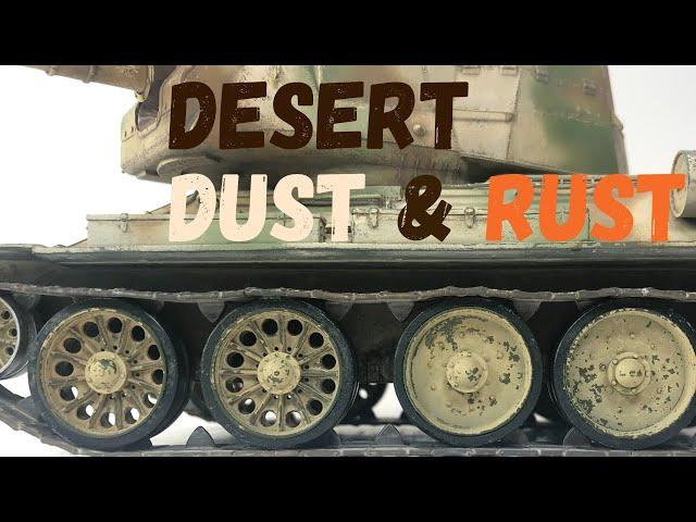 Weathering *DESERT* Armour (scale model tanks)