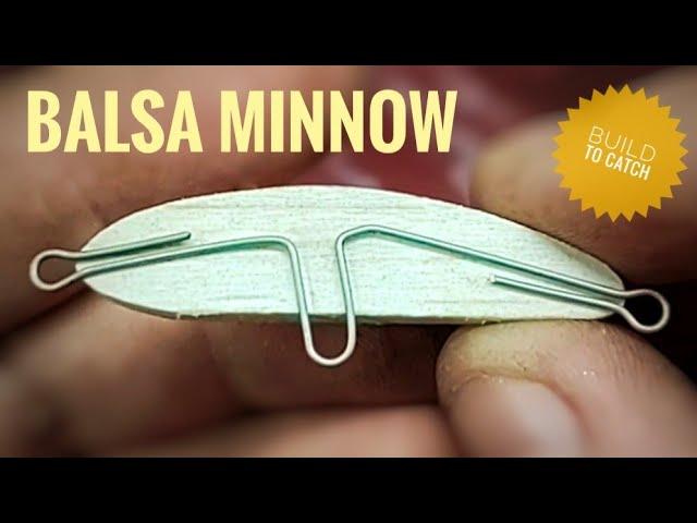 Lure Making Balsa Minnow - Same Day Build to Catch 