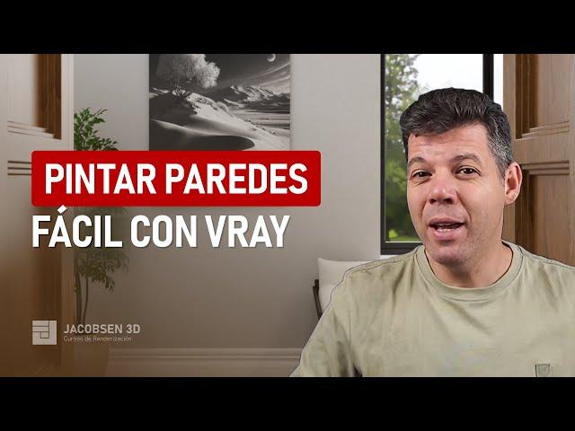 Cómo pintar paredes en V-ray de forma fácil