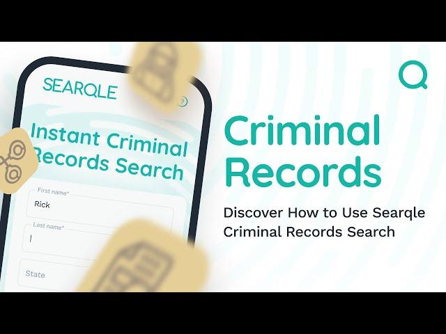 Searqle features: criminal records search | find criminal records online