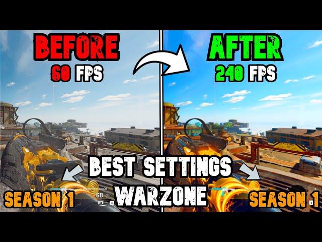 BEST PC Settings for Warzone SEASON 1! (Optimize FPS & Visibility)