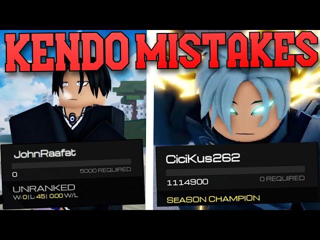 COMMON MISTAKES EVERY KENDO USER IS MAKING ON TYPE SOUL