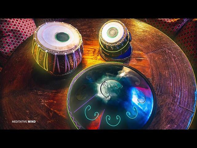 432Hz 》Tabla + HANG DRUM MUSIC 》HEALING HARMONY 》Soothing & Calm Positive Energy Vibes