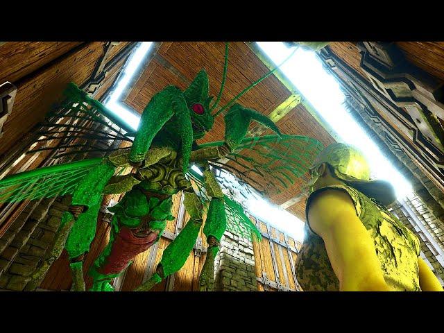 We Finally got a Rhyniognatha in a trap! | Ark Survival Ascended