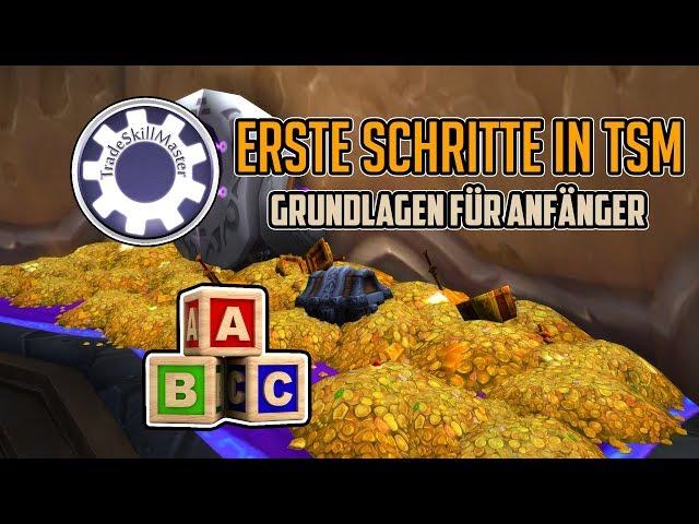 Anfänger Guide für TSM 4 [GER / Deutsch] - Erste Schritte mit Tradeskillmaster! #Goldmaking