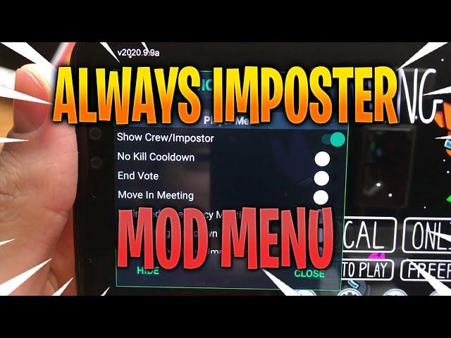 Among Us Mod Menu Android/iOS - Always Imposter - No Kill Cooldown - Among Us Hack
