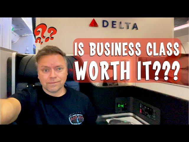 Delta ONE - BUSINESS CLASS Long Haul International Flight - Honest Review