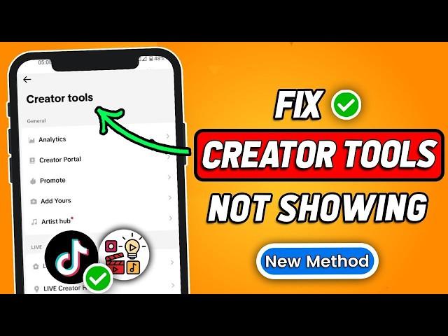 How to Fix TikTok Creator Tools Not Showing (2024 Updated Way)