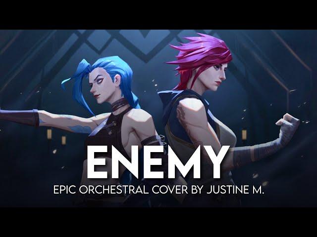 "ENEMY" by Imagine Dragons | From ARCANE | Epic Cover by Justine M. ft. @KrutikovMusic