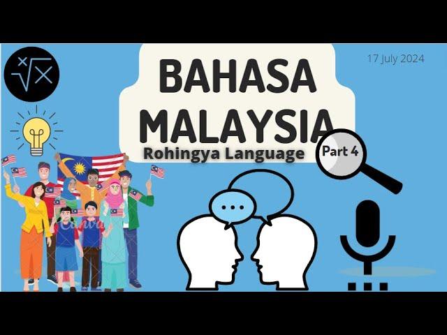 Bahasa Malaysia Crash Course part-4 |Rohingya Language|