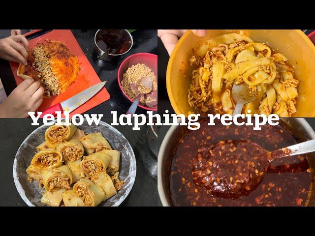 Easy laphing recipe at home | yellow laphing | home made recipe