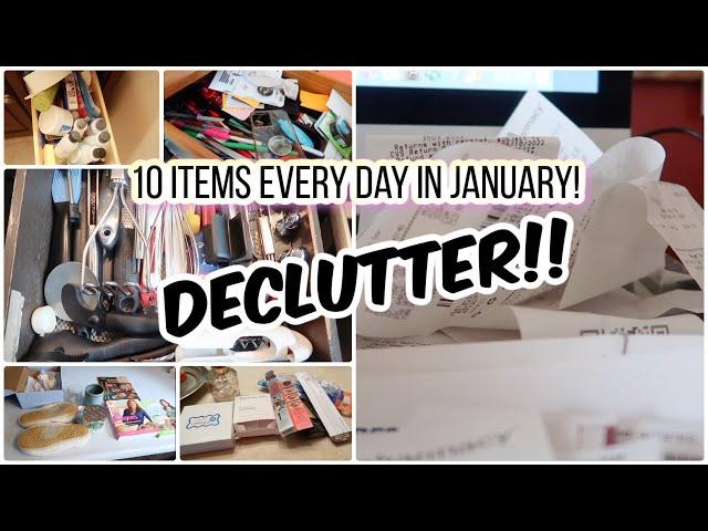 DECLUTTER WITH ME | JANUARY 2023 DECLUTTER CHALLENGE