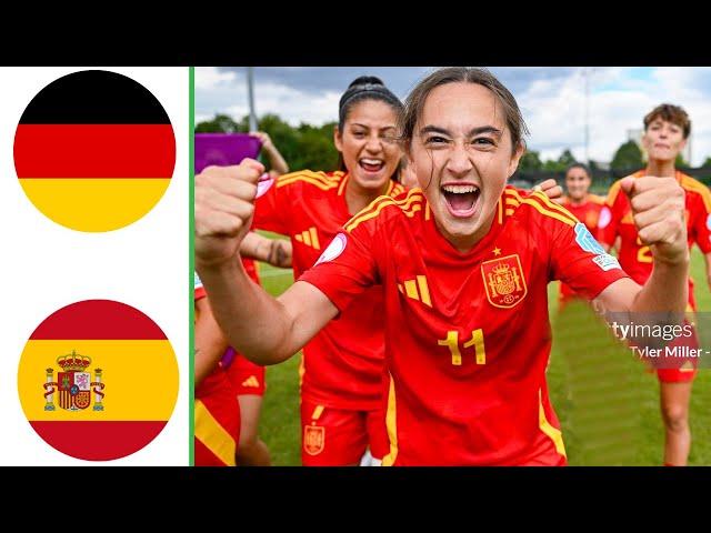 Germany vs Spain | Highlights | U19 Women's European Championship 21-07-2024