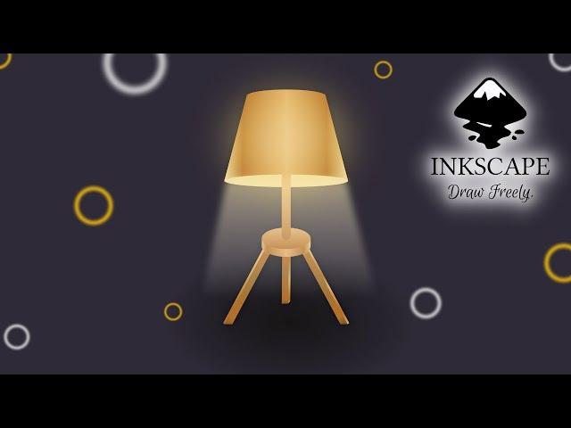 Lamp Illustration in Inkscape | Vector Artwork | Tutorial | Speed Art