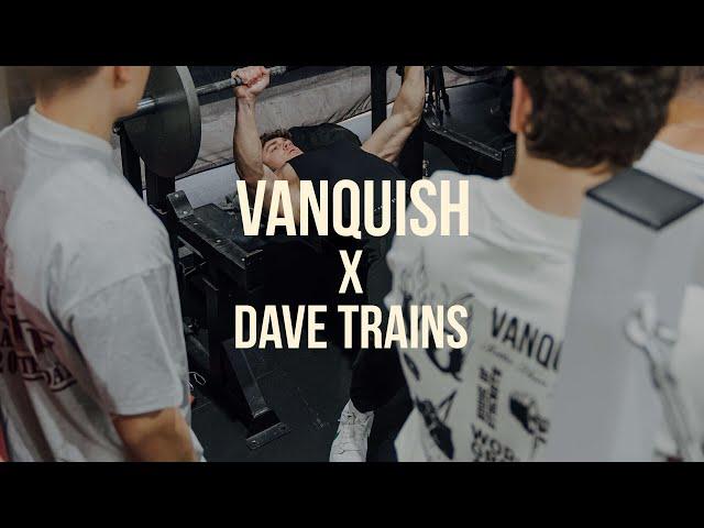 Vanquish X Dave Trains  Muscleworks Gym. 315KG Deadlift PR & OVERDRIVE Tattoos.