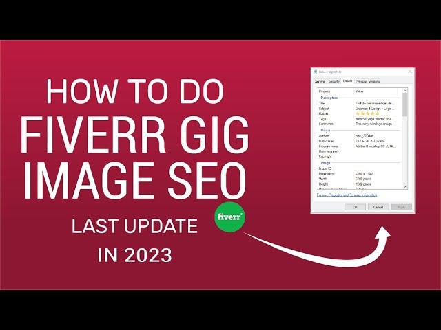 how to fiverr gig image seo | only 5 minute #design #fiverr #seo