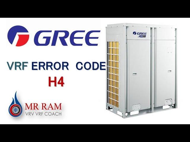 GREE VRF ERROR CODE H4 [ ENGLISH ]