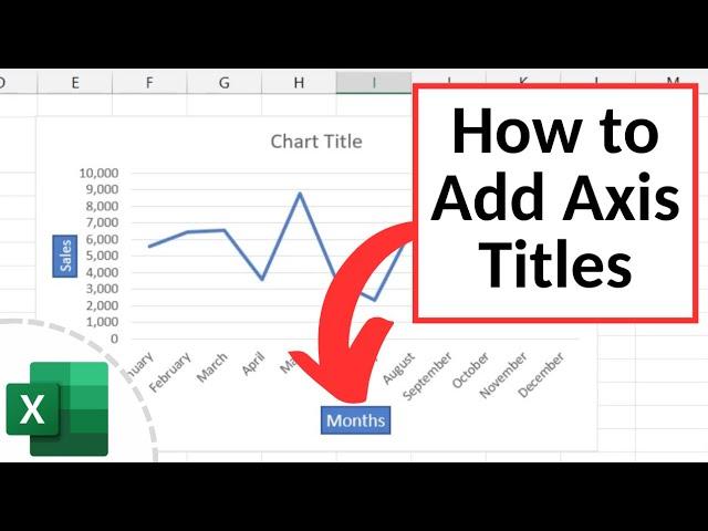 How to Add Axis Titles in Excel