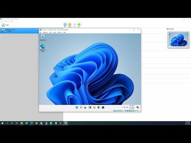 Install Windows 11 Within VirtualBox