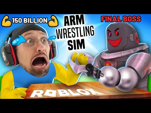 Roblox Arm Wrestling Simulator ... My Hand is Gone!