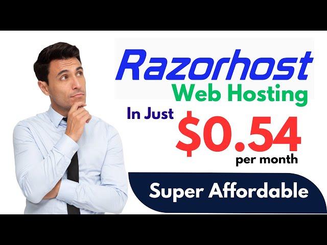 razorhost review | razor host web hosting starting at $0.54 per month | Web Hosting in Rs.45 per/mo