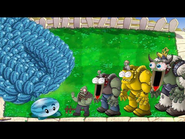 Winter Melon Vs All Zombies Vs Giga Gargantuar Vs Dr Zomboss Plants Vs Zombies Battlez