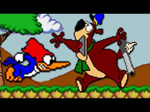 Woody Woodpecker (Genesis) All Bosses (No Damage)