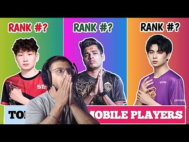 Top 10 Worlds Best Pubg Mobile/Bgmi Players