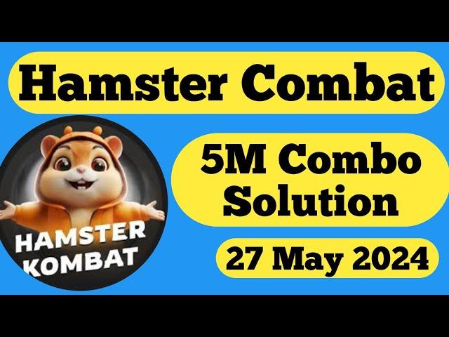 Hamster Kombat daily combo reward 27 May 2024