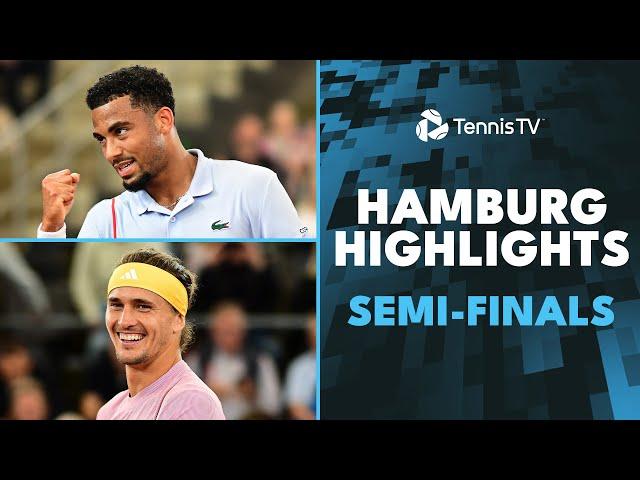 Zverev Faces Martinez, Baez vs Fils | Hamburg 2024 Semi-Finals Highlights