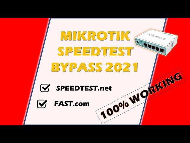 Mikrotik Speedtest net and Fast com Bypass 100% Working 2021