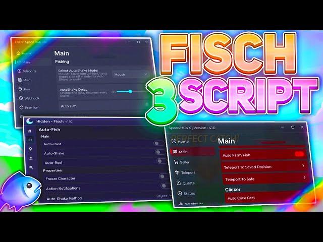 The 3 NEWEST Fisch Scripts for UPDATE [INFINITE MONEY, AUTO FARM, AUTO SELL + MORE] + *PASTEBIN*