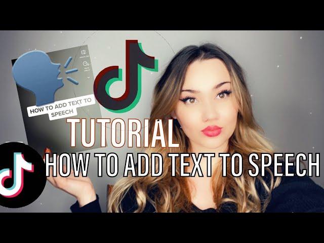 HOW TO USE TEXT TO SPEECH ON TIKTOK TUTORIAL (SIRI VOICE TEXT)