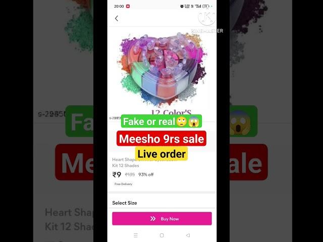 meesho 9 rs sale live order || meesho 9 rs sale real or fake || #liveproof #online #shorts #meesho