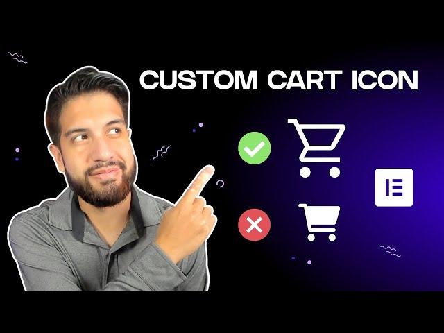 Stop using the default cart Icon | Custom cart Icon In Elementor Pro