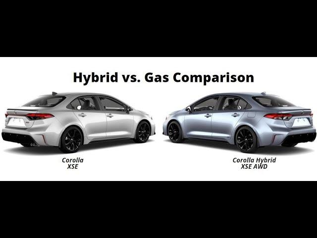 Corolla Hybrid vs Corolla Gas