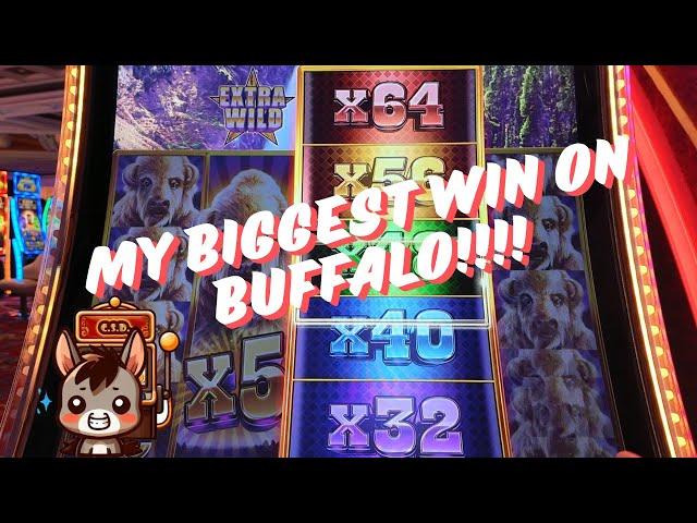 MY BIGGEST WIN ON BUFFALO CHIEF PLATINUM AT THE WYNN LAS VEGAS!!!!      #slots #casino #lasvegas