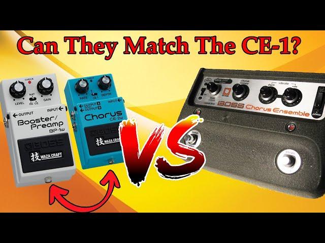 Boss BP-1w & CE-2w Vs Boss CE-1 Chorus Ensemble